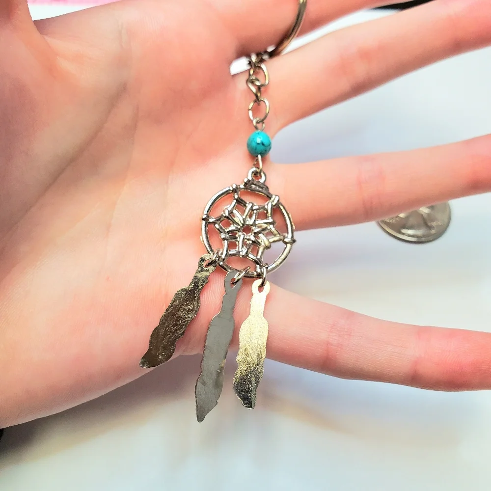 Dream catcher keychain